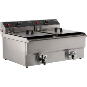 Elektrinė gruzdintuvė - 2 x 10 L - CombiSteel