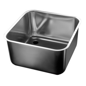 Kvadratinė kriauklė - 500 x 500 x 250 mm