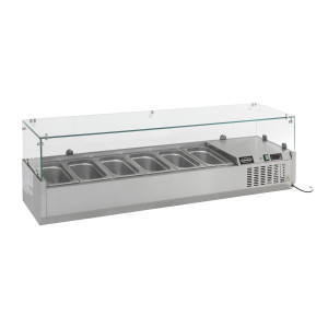Saladette Šaldytuvas Pastatomas - 6 GN 1/4
