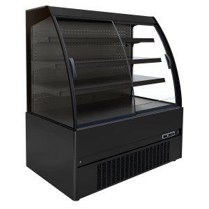 Vitrina šaldytuvas su išlenktu stiklu ir stumdomomis durimis Noah - 1,13 m² - CombiSteel