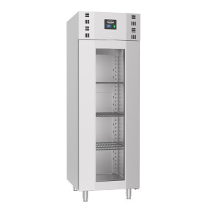 Negative Refrigerated Cabinet in Stainless Steel - Glass Door - 700 L - CombiSteel