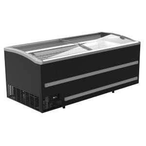 Juodas šaldiklis prekybos centrui - 1136 L - CombiSteel