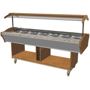 Buffet Chaud - 6 GN 1/1 - CombiSteel