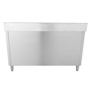 Meuble Plonge 2 Bacs su Atlošu - 1400 x 600 mm - Bakas kairėje - Dynasteel