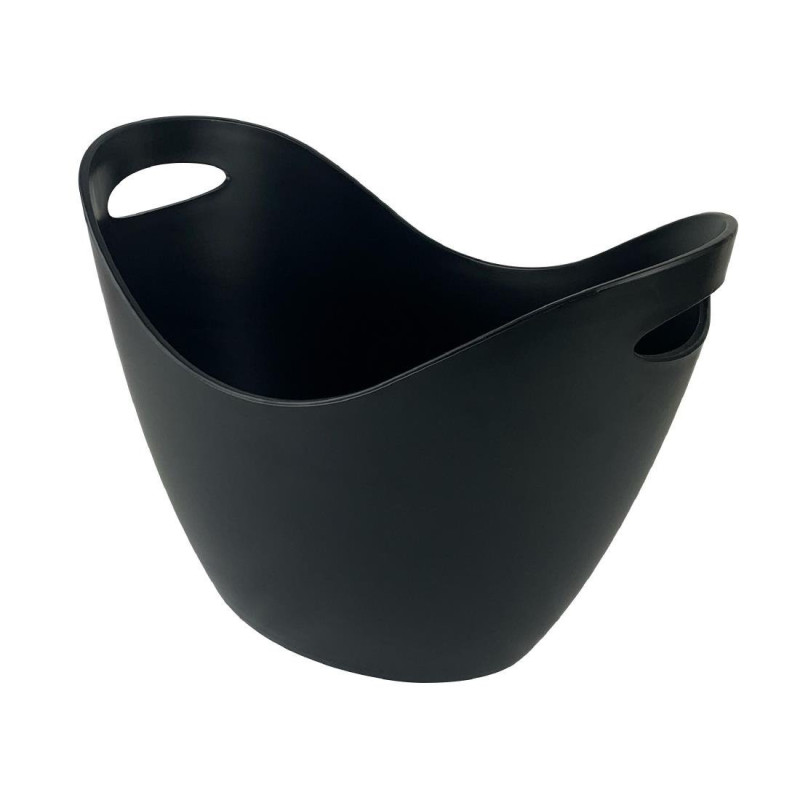 Black Plastic Wine Bucket - 8 L - Beaumont Black Plastic Wine Bucket - 8 L - Beaumont