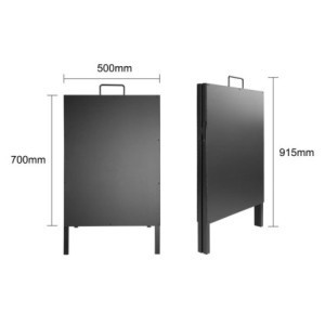 Sidewalk Sign Metal Frame - 500 x 850 mm