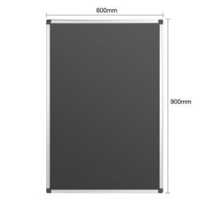 Juoda magnetinė lenta - 600 x 900 mm - Olympia