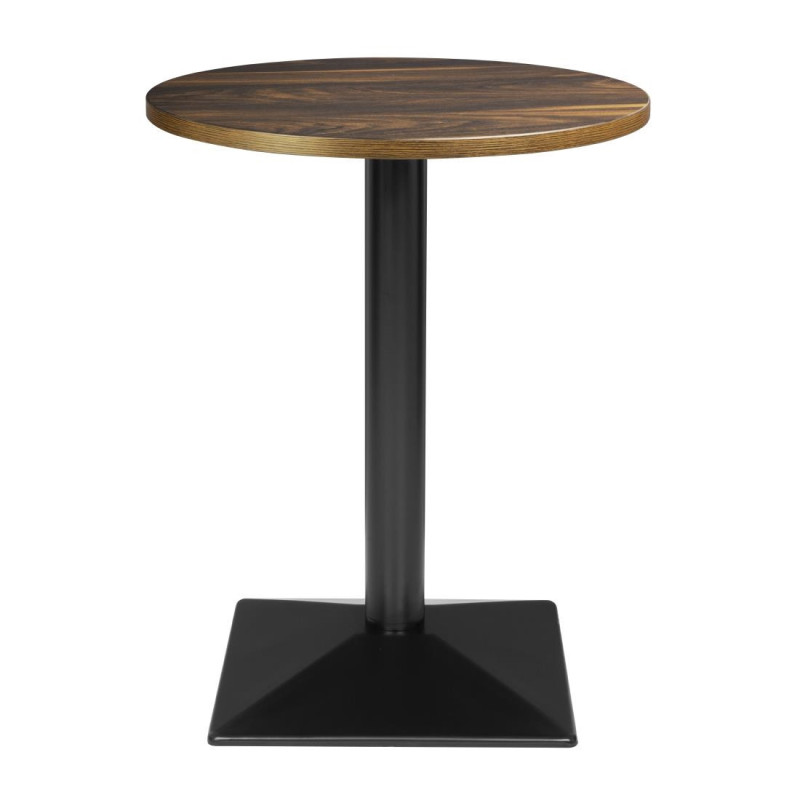 Table Ronde Effet Bois Foncé - ⌀ 60 cm - Bolero Table Ronde Effet Bois Foncé - ⌀ 60 cm - Bolero