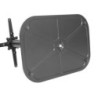 Juodo ketaus stalo koja - 720 x 420 x 600 mm - Bolero