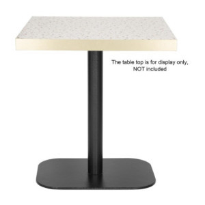 Juodo ketaus stalo koja - 720 x 420 x 600 mm - Bolero