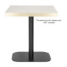 Juodo ketaus stalo koja - 720 x 420 x 600 mm - Bolero