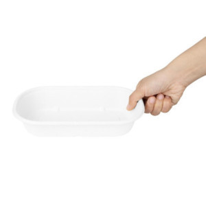 Ovali Bagaso Dėžutė - 850 ml - 100 vnt. - Fiesta