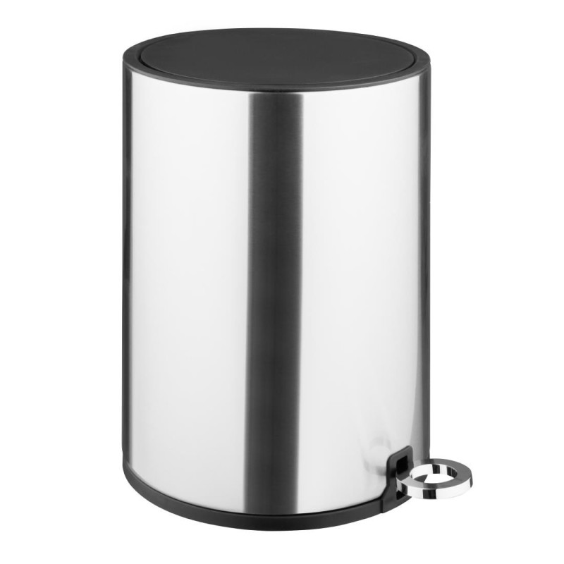 Poubelle à Pédale Ronde en Acier Brossé - 3 L - Jantex Poubelle à Pédale Ronde en Acier Brossé - 3 L - Jantex