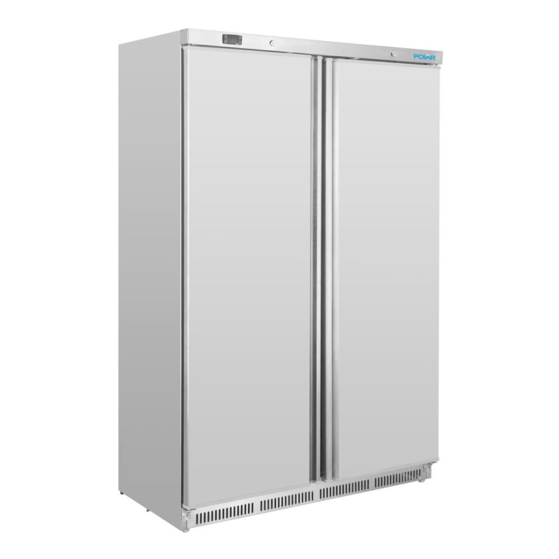 2-Door Refrigerated Cabinet - 744 L - Negative Stainless Steel - Polar 2-Door Refrigerated Cabinet - 744 L - Negative Stainless Steel - Polar