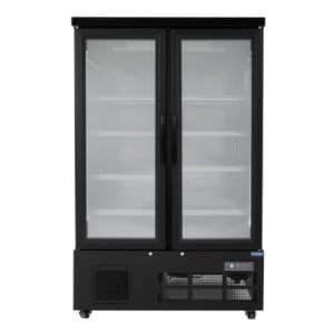 Vitrina šaldytuvas su 2 durimis - 744 L - Neigiama juoda - Polar