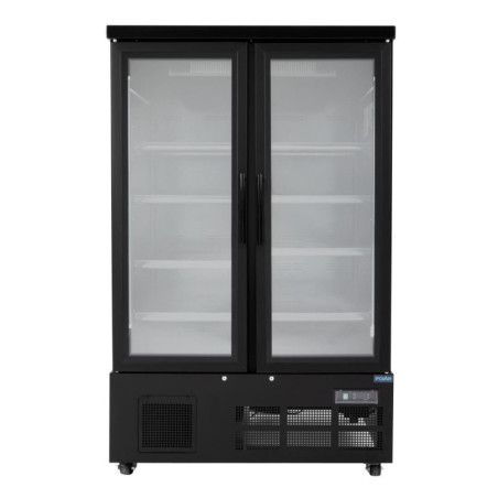 Vitrina šaldytuvas su 2 durimis - 744 L - Neigiama juoda - Polar