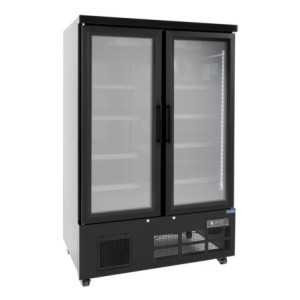 Vitrina šaldytuvas su 2 durimis - 744 L - Neigiama juoda - Polar