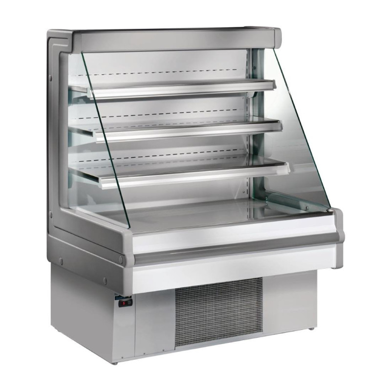 Vitrine Réfrigérée Self-Service Grise - 1200 mm - Zoin Vitrine Réfrigérée Self-Service Grise - 1200 mm - Zoin