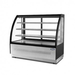 Vitrina šaldytuvas su išlenktu skaitikliu 520 L - L 1500 mm