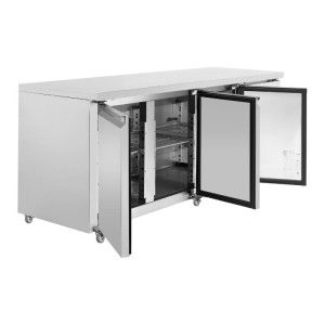 Positive Refrigerated Table Depth 600 - 3 Doors - Dynasteel