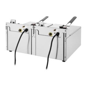 Elektrinė dviguba gruzdintuvė - 2X5L - Buffalo