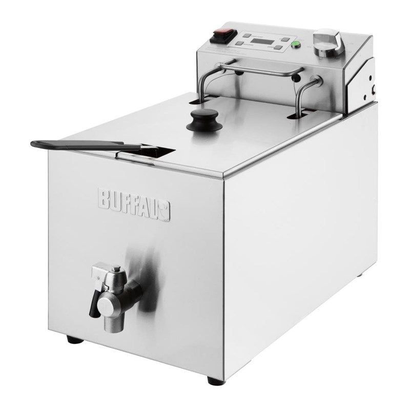 Elektrinė gruzdintuvė su laikmačiu - 1 x 8L - Buffalo Elektrinė gruzdintuvė su laikmačiu - 1 x 8L - Buffalo