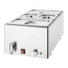 Bain-Marie su išleidimo čiaupu ir GN indais