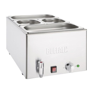 Bain-Marie su išleidimo čiaupu ir GN indais