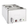 Bain-Marie su išleidimo čiaupu ir GN indais
