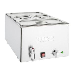 Bain-Marie su išleidimo čiaupu ir GN indais