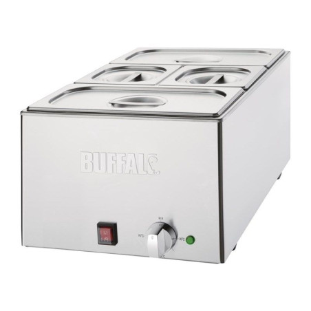 Bain-Marie Su Indais - 2 x GN 1/3 ir 2 x GN 1/6 - Buffalo