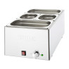 Bain-Marie Su Indais - 2 x GN 1/3 ir 2 x GN 1/6 - Buffalo