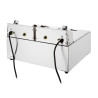 Dviguba elektrinė gruzdintuvė su laikmačiu - 2 x 5 L - Buffalo