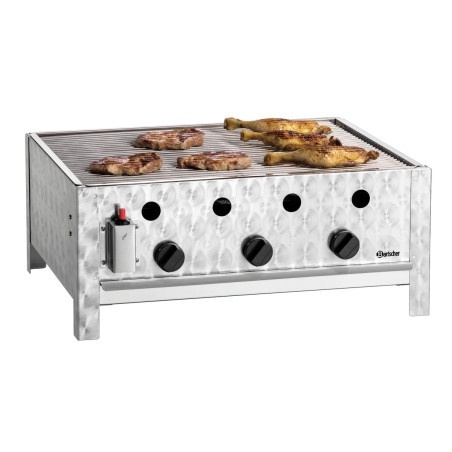 Grill de Table d'Extérieur - Combiné à Gaz - Bartscher