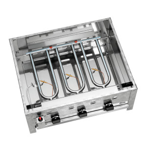 Grill de Table d'Extérieur - Combiné à Gaz - Bartscher