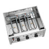 Grill de Table d'Extérieur - Combiné à Gaz - Bartscher