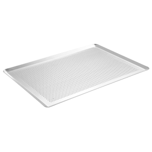 Perforuota aliuminio konditerijos plokštė - 600 mm x 400 mm | Mychef