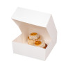 Boîte Pâtissière en Carton Blanc - 29 x 29 cm - Lot de 50 - FourniResto