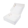 White Cardboard Pastry Box - 29 x 29 cm - Pack of 50 - FourniResto