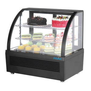 Vitrina šaldytuvas juoda - 100 L - Polar
