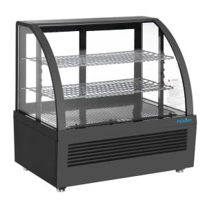 Vitrina šaldytuvas juoda - 100 L - Polar
