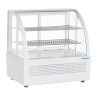 Balta šaldoma vitrinos prekystalis - 2 lentynos - 100 L - Polar