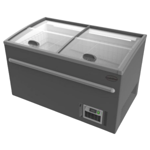 Gray Chest Freezer for Supermarket - 530 L