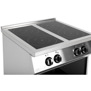 Indukcinė kaitlentė su 4 kaitvietėmis ir pagrindu - 400 V