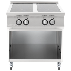 Indukcinė kaitlentė su 4 kaitvietėmis ir pagrindu - 400 V