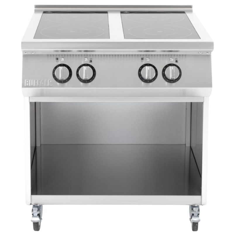 Indukcinė kaitlentė su 4 kaitvietėmis ir pagrindu - 400 V