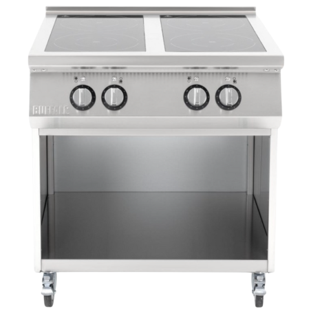 Indukcinė kaitlentė su 4 kaitvietėmis ir pagrindu - 400 V