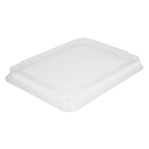 PET dangteliai perdirbamiems maisto padėklams 263 x 201 mm - 90 vnt. - Faerch