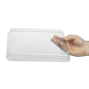 PET dangteliai perdirbamiems maisto padėklams 263 x 201 mm - 90 vnt. - Faerch