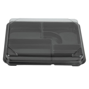 Couvercles PET pour Plateaux Repas Recyclables 263 x 201 mm - Lot de 90 - Faerch